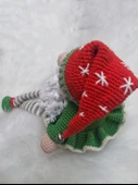 Noel Baba Ely Amigurumi Organik Oyuncak thumbnail 3