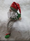 Noel Baba Ely Amigurumi Organik Oyuncak thumbnail 2