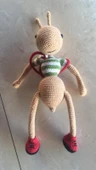 Sevimli Karınca Amigurumi Organik Oyuncak thumbnail 1