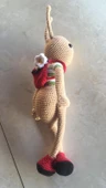 Sevimli Karınca Amigurumi Organik Oyuncak thumbnail 2