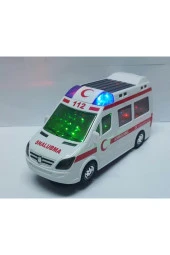 Işıklı Müzikli Büyük Boy Ambulans thumbnail 1
