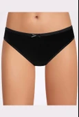 Fiyonklu Siyah Kadın Bikini Külot thumbnail 1