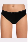 Fiyonklu Siyah Kadın Bikini Külot thumbnail 2