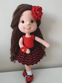 İspanyol Karnaval Bebek Amigurumi Organk Oyuncak thumbnail 2