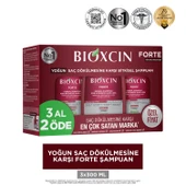 Bioxcin Forte Şampuan 3x300ml thumbnail 2