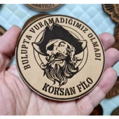 Seyhan Askeri Malzeme Korsan Filo - Deri Peç - Arma - Askeri Patch - Korsan Peç thumbnail 2
