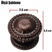 Kapı Tokmağı Kapı Topuzu Baba Kolu Metal Tokmak Bakır thumbnail 4