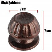 Kapı Kolu Baba Kapı Tokmağı Kapı Topuzu Kolu Metal Tokmak Bakır thumbnail 4