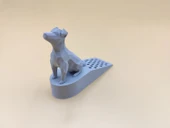 Sevimli Köpek Kapı Stoperi Gri thumbnail 2