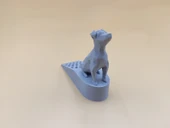 Sevimli Köpek Kapı Stoperi Gri thumbnail 1