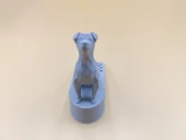 Sevimli Köpek Kapı Stoperi Gri thumbnail 3