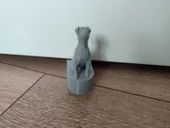 Sevimli Köpek Kapı Stoperi Gri thumbnail 5