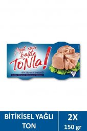 TONLA Bitkisel Yağlı Ton Balığı 2x150 gr thumbnail 1
