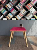 DTM HOME Kare Fuşya  Bench Puf thumbnail 2