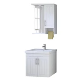 Denko Lotus 60 Cm Beyaz Banyo Dolabı thumbnail 1