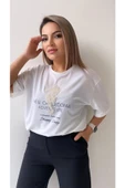 Inci Işlemeli Adven Ture Tişört /Ekru thumbnail 4