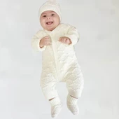 Krem Bebek Triko Patikli Tulum thumbnail 1