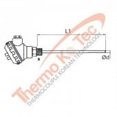 Kafalı Tip PT100 8x300mm thumbnail 2
