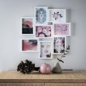 8 Resimlik Kolaj Çerçeve, Beyaz Renk MeridyenDukkan 13x18 cm ABS Plastik Ev-Ofis Dekorasyon Ürünü thumbnail 3