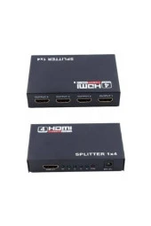Adaptörlü 4 Port Hdmı Splitter Hdmı Çoklayıcı 1 Girişi 4 Çıkış Hdmı Splitter 1.4v thumbnail 2