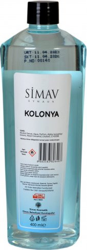 SİMAV Termal Sulu Kolonya Seti 5li - 400 ml thumbnail 5