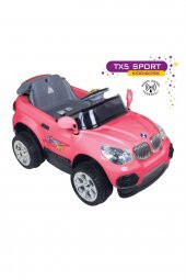 Akülü Araba Bmw 12v Pembe thumbnail 1