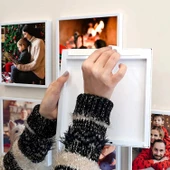 Beyaz Kare Çerçeve - 3 Adet thumbnail 6