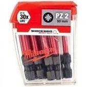 Milwaukee Shockwawe Bits Uç Pz2 50 MM 10'lu thumbnail 1