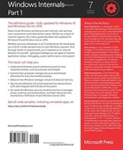 Windows Internals: System architecture, processes, threads, memory management, and more, Part 1 (Developer Reference) 7th Edition thumbnail 2