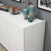 Mezza 1602 Elegante 180 Cm Modern Konsol Beyaz thumbnail 6