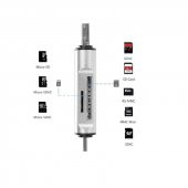 Type C Usb Kart Okuyucu Micro Sd Card Reader Çevirici Dönüştürücü Adaptör thumbnail 3