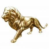 PiMarks Pirinç Döküm Aslan Biblo thumbnail 1