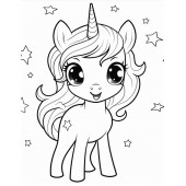 Sevimli Unicorn Boyama Kitap Seti (2 Kitap) thumbnail 2