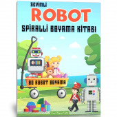 Sevimli Robot Boyama Kitabı thumbnail 1