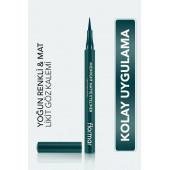 Mat Likit KalemFLORMAR  Eyeliner (YEŞİL) thumbnail 1