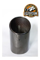 Paslanmaz Krom Tekli Egzoz Ucu thumbnail 3