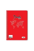 72 yaprak kareli spiralli defter a4 boy(1 adet ) thumbnail 7