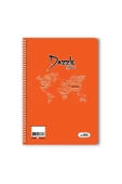 72 yaprak kareli spiralli defter a4 boy(1 adet ) thumbnail 3