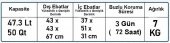 Coleman Poly-Lite Wheeled Mesh 50 QT 47.3Lt Buzluk thumbnail 4