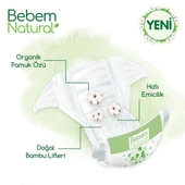 Bebem Natural Bebek Bezi 3 Beden Midi Aylık Fırsat Paketi 170 Adet thumbnail 3