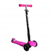 Xslide Işıklı Tekerlekli Scooter-PEMBE thumbnail 2