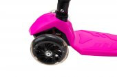 Xslide Işıklı Tekerlekli Scooter-PEMBE thumbnail 4