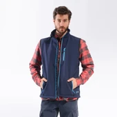 FreeCamp Vest Erkek Softshell Yelek-LACİVERT thumbnail 4
