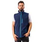 FreeCamp Vest Erkek Softshell Yelek-LACİVERT thumbnail 5