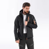 FreeCamp Eagle Softshell Ceket-SİYAH-TURUNCU thumbnail 3