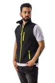 FreeCamp Vest Erkek Softshell Yelek-SİYAH thumbnail 2