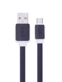 Syrox C63 Micro USB Şarj ve USB Data Kablosu Yassı 2.0A 1.2mt Siyah thumbnail 1