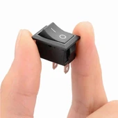 2 Pin Siyah Anahtar Switch Mini Buton KCD1 thumbnail 1