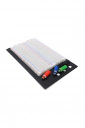 SYB-1660 İkili Bread Board 1660 Nokta Elektronik Prototip Devre thumbnail 2