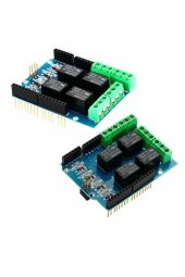 Arduino 4 Kanal Röle Shield  DC 24V 3A thumbnail 4